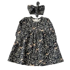 Jamie Kay deer poppy dress & headband